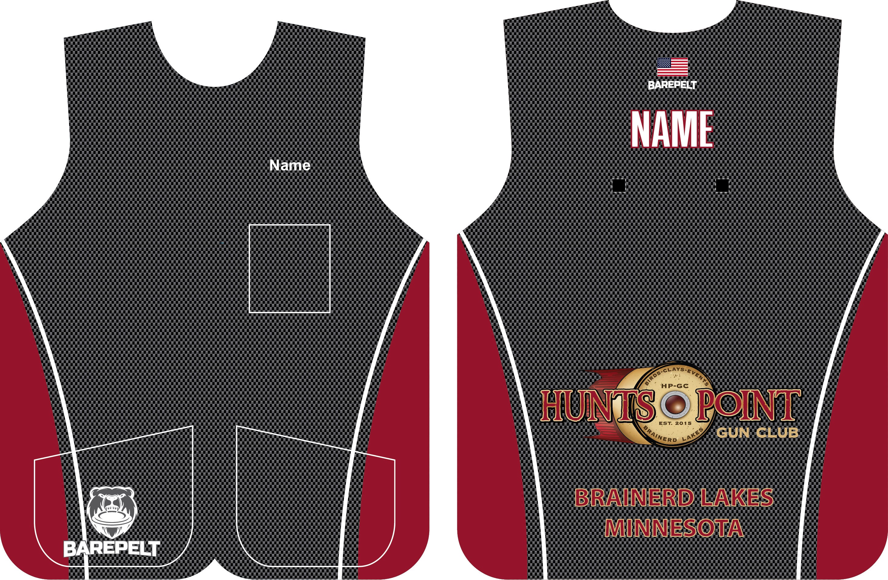 Hunts Point Gun Club Carbon Fiber Gen. 2 Vest Barepelt